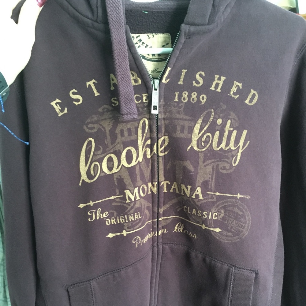 Cooke City Montana Zip Hoodie